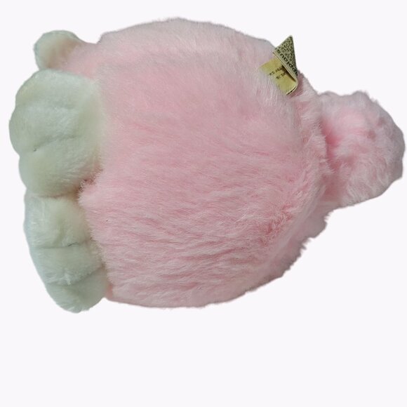 Vintage Applause Diane Pink Cat 9 inch Plush Chubby Kitty Stuffed Animal Toy - Picture 6 of 12